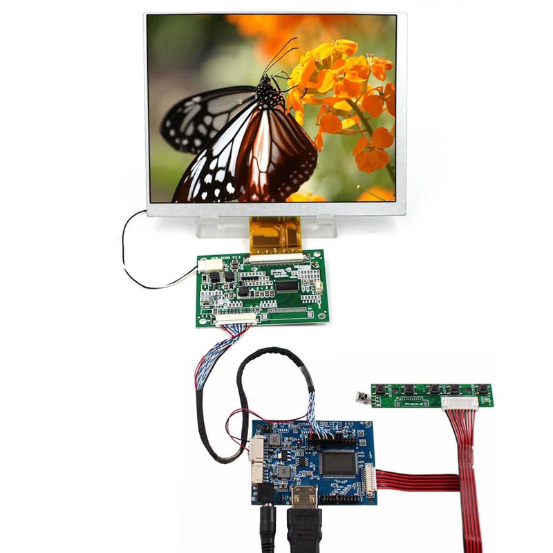 VSDISPLAY 7" 7 inch 800Ã—600 4:3 CLAA070MA0ACW LCD Screen TFT Monitor and LCD Controller Board 60 pin - Image 1